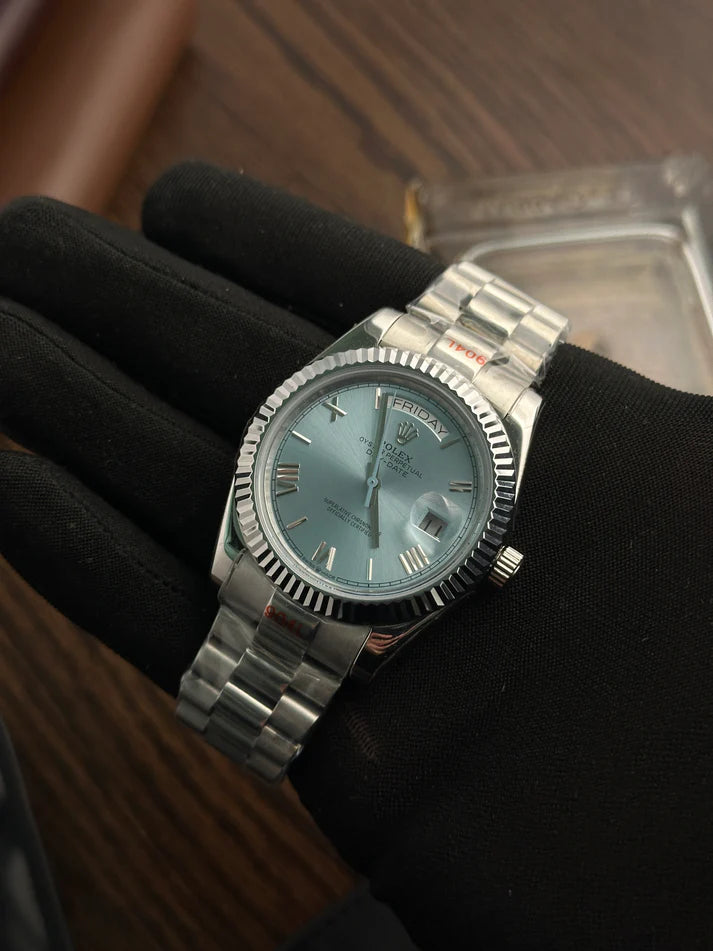 Datejust Silver Sky Blue Roman