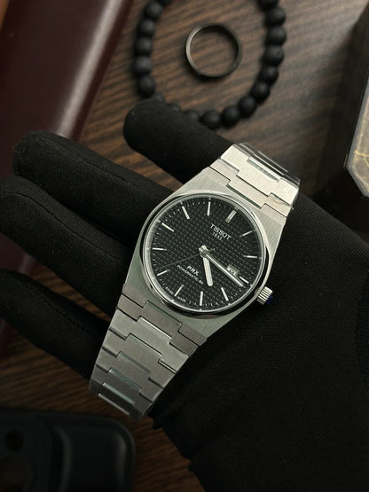 PRX texture black dial