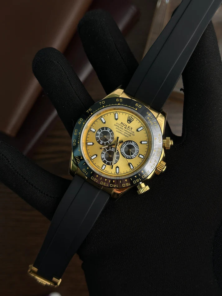 Daytona Rubber - Gold Black