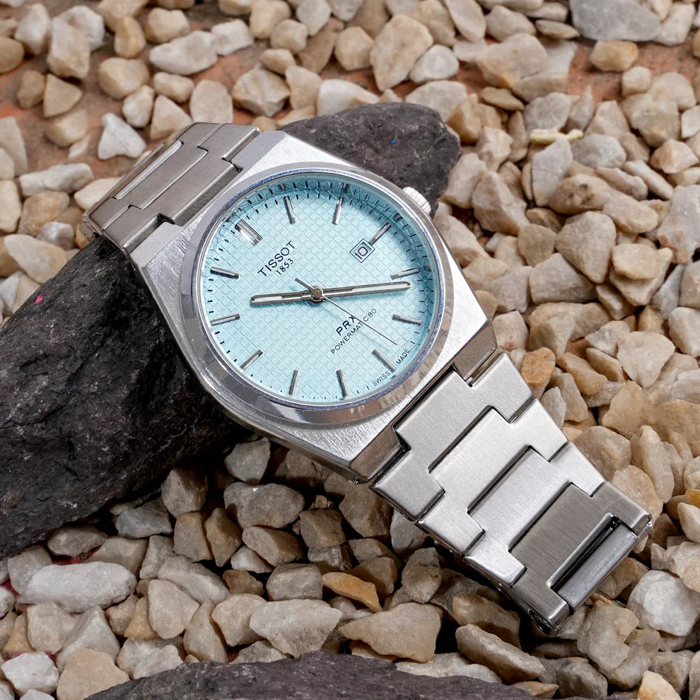 PRX sky blue dial