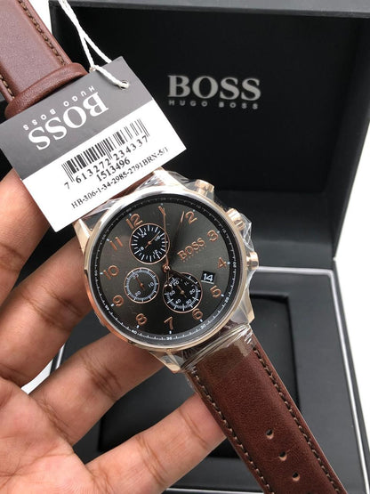 HUGO BOSS Mens Navigator Chronograph Quartz Watch - 1513496