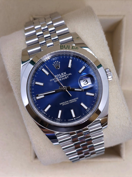 Datejust Jubilee chain Blue dial