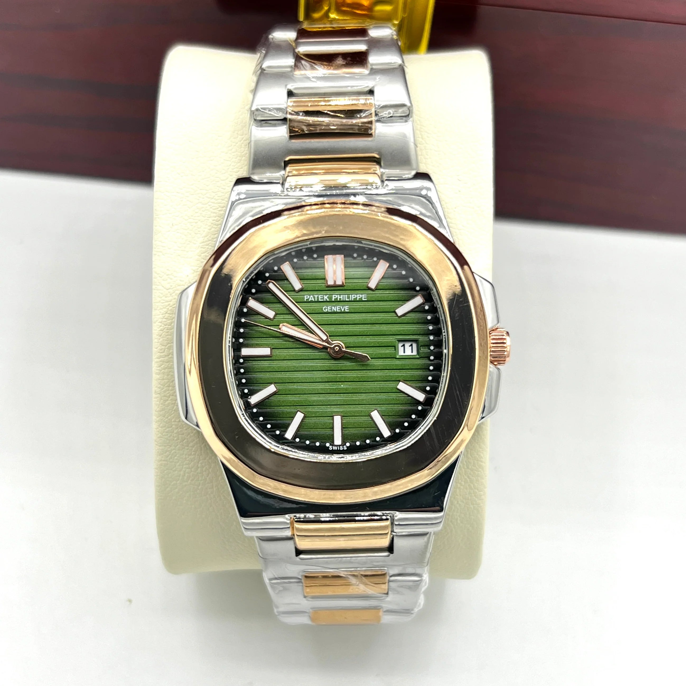 PATEK PHILIPPE WITH GREEN DIAL