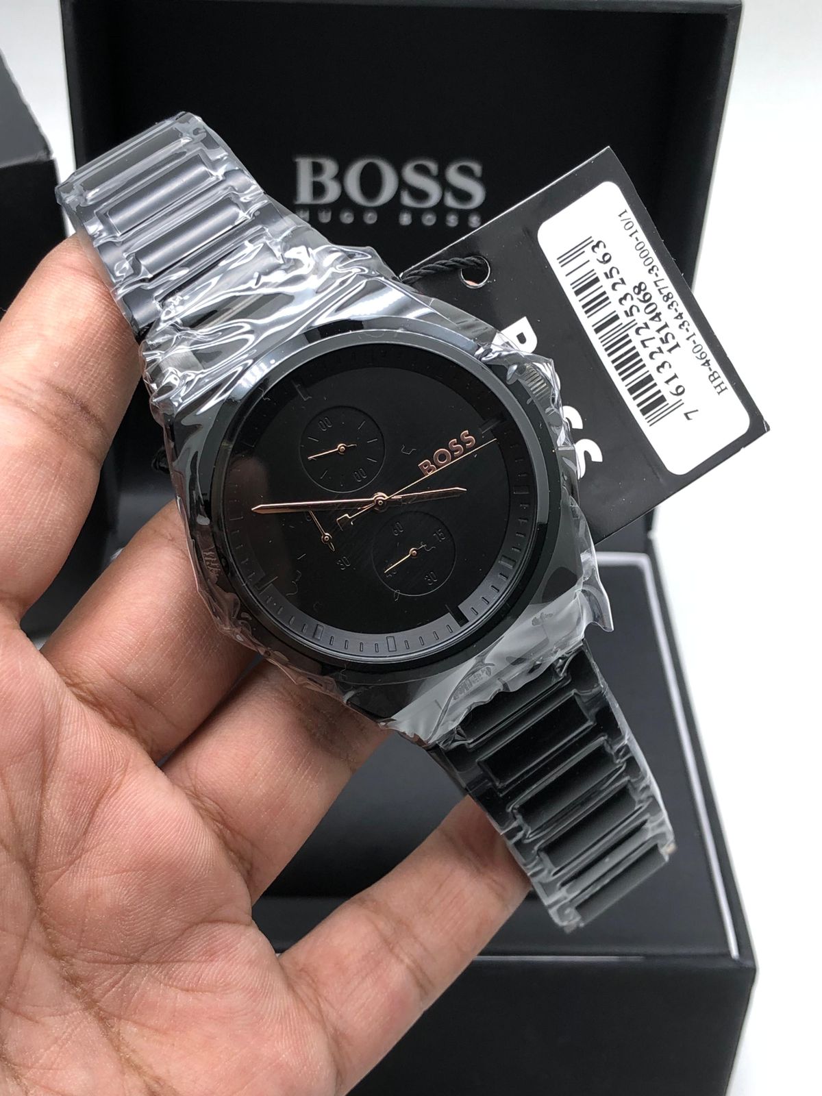 Hugo Boss Black Mens Chronograph Watch Steer 1514068