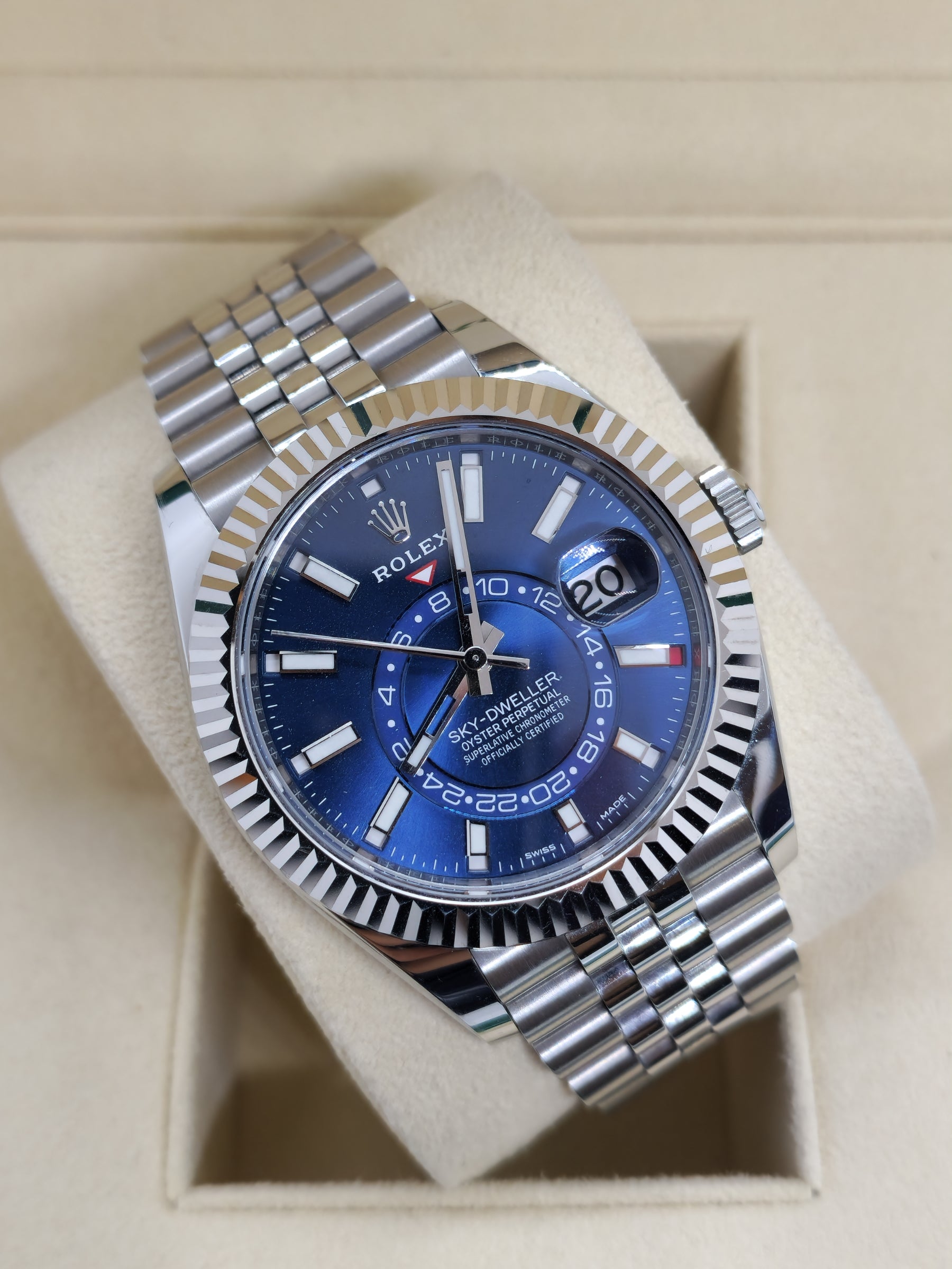 Sky-Dweller Blue Dial