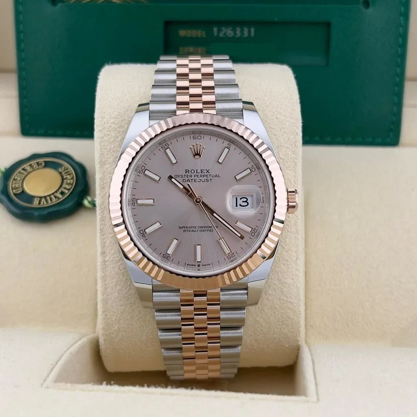 DateJust | Rose Two Tone | Light Peach Dial