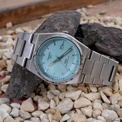 PRX sky blue dial