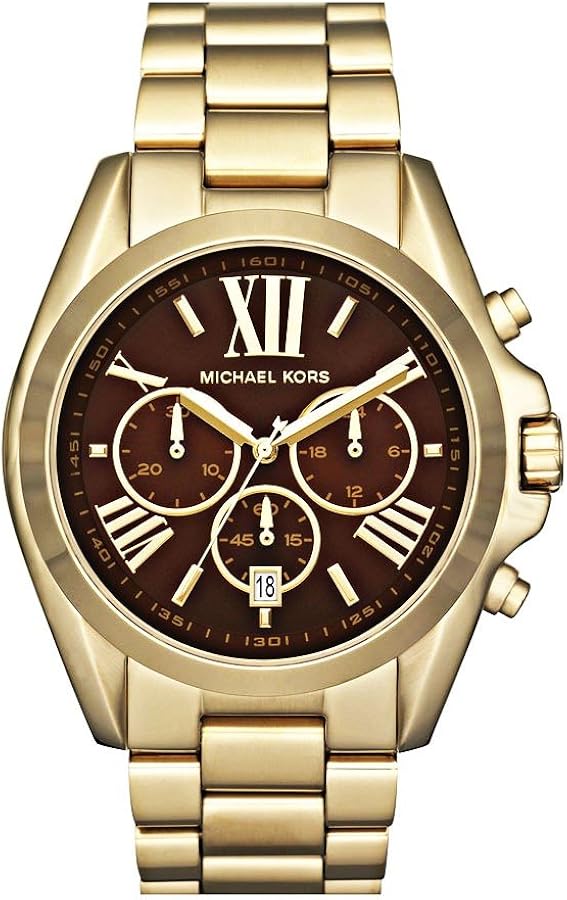 Michael Kors Men s Bradshaw MK5502 Brown Gold Tone Quartz