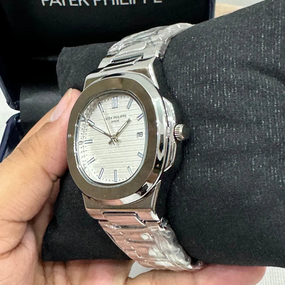 PP Date Just - Silver White