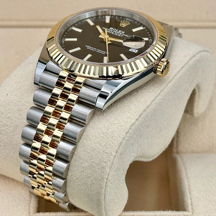 DateJust | Gold Two Tone | Black Dial