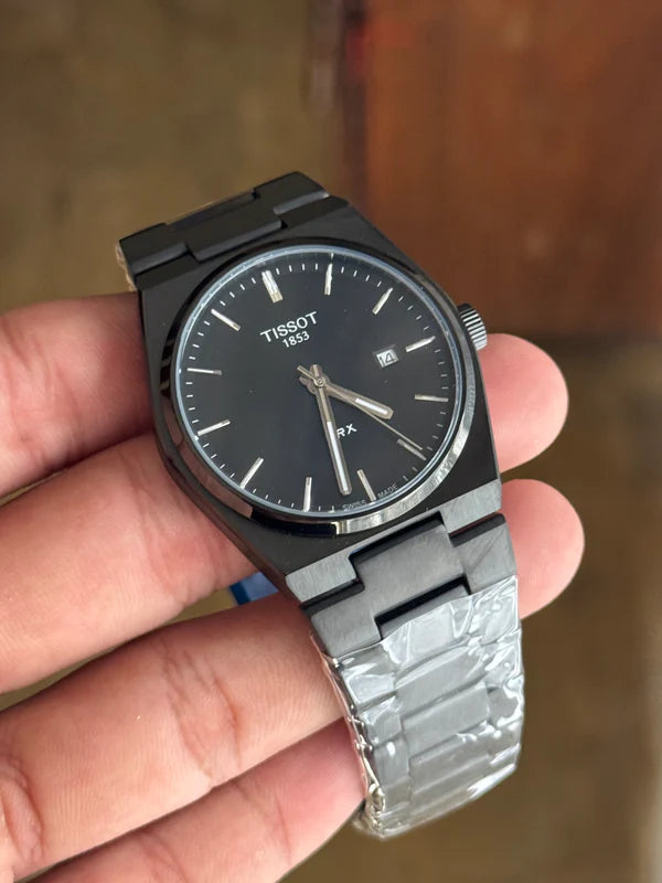 TISSOT PRX PLAIN BLACK DIAL