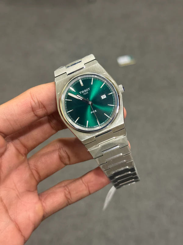 Tissot PRX Plain green dial