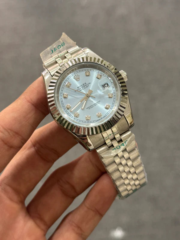 Datejust silver jubliee Skyblue diamond