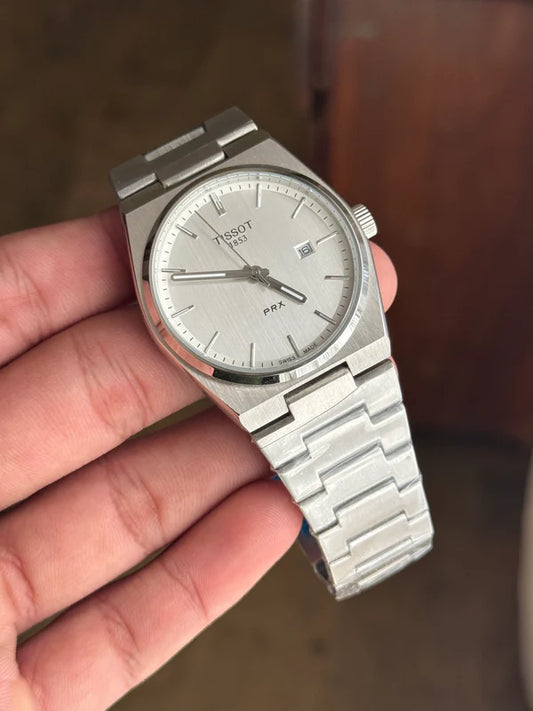 PRX PLAIN WHITE DIAL